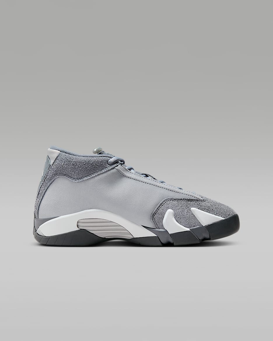 Air Jordan 14 Retro Flint Grey Big Kids Shoes. Nike